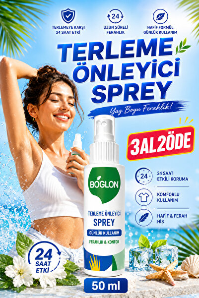 boglon Aşırı Terleme Koku Önleyici Antiperspirant Sprey 50 ml