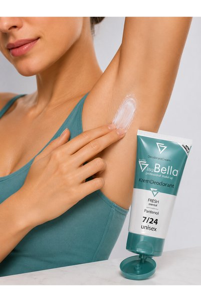 BY UTAH LİSA BELLA Ter Önleyici Krem Deodorant Mentol 50 ml – Mentol Ferahlığı, Terleme Önleyici, 7 Gün Etkili, Unisex "Yoğun Ter Karşıtı" 4 lü set