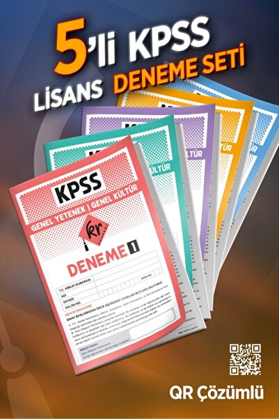 2026 KPSS Lisans Genel Yetenek Genel Kültür 5li Deneme Paketi