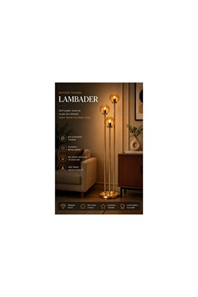 Vivense JUDY ÜÇLÜ ESKİTME BAL CAMLI LAMBADER