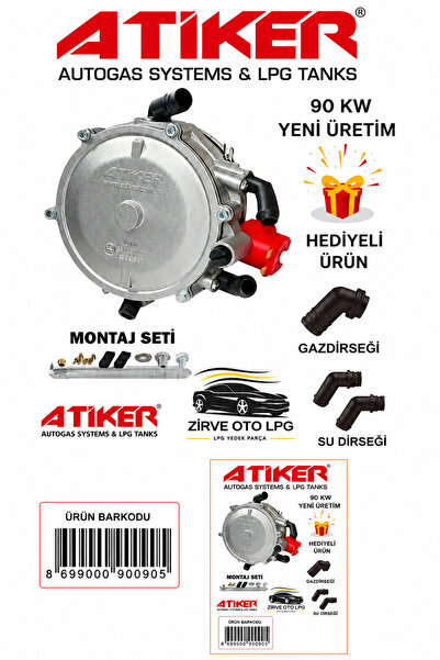 ATİKER 2025 Yeni Üretim Karbüratörlü Regülatör 90 kW Tüm Araç Modellerine Uyg...