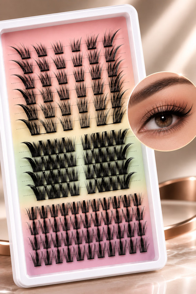 alaraycosmetics TAKMA DEMET İPEK KIRPIK SETİ (MANGA ANIME COSPLAY) 3 FARKLI S...