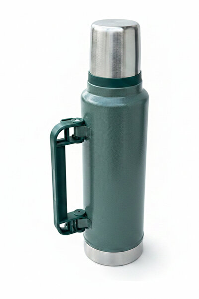 VİBEFLASK 1450 ml Kulplu Çelik Termos - 304 Paslanmaz Çelik