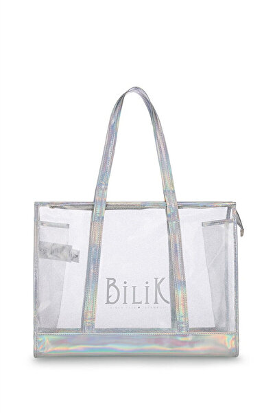 Bilik Deri Transparent Women's Beach Bag