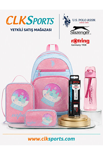 U.S. Polo Assn. U.S. POLO ASSN. OKUL SIRT ÇANTASI , BESLENME ÇANTASI , KALEM ...