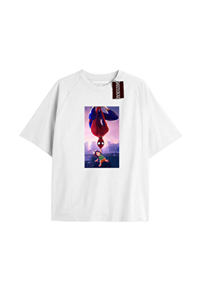 TIMESWASTINGIRL Tricou Spider-Man cu imprimeu de ziar Model No Way Home