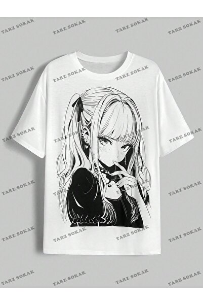Tarzsokak Unisex BAY Anime - Devojka Štampano , Slatka, ležerna ženska majica...