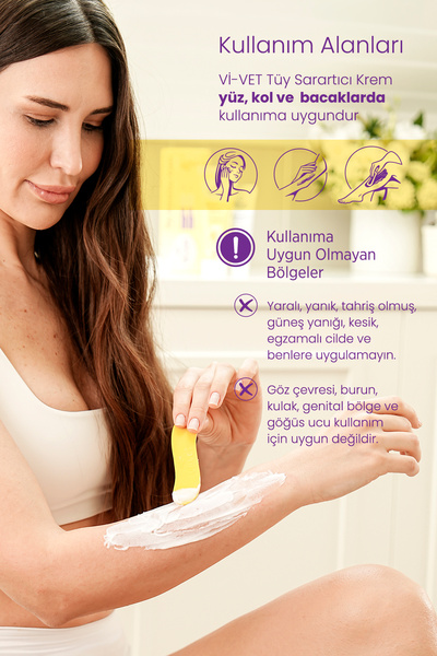Vi-vet Tüy Sarartıcı Krem 70 Ml-35ml