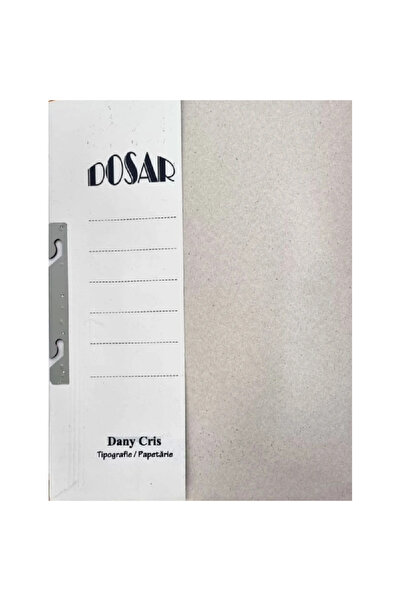 DanyCris Dosar incopciat 1/2, carton alb