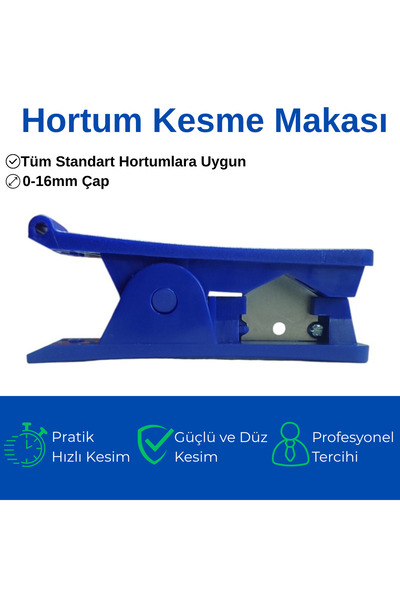 BROTECH Profesyonel Hortum Kesme Makası - PU PA PE PTFE Pnömatik Hortum Kesic...