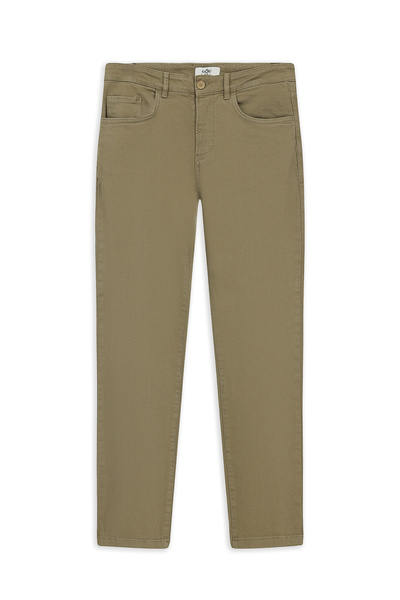 Kigili Slim Fit Tight-Fitting Lycra Stretch Canvas / Chino Trousers