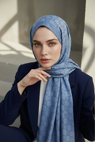 Vissona %100 Saf İpek Şal İnce Saten Vual Dokuma Fresh 90x210 Şal
