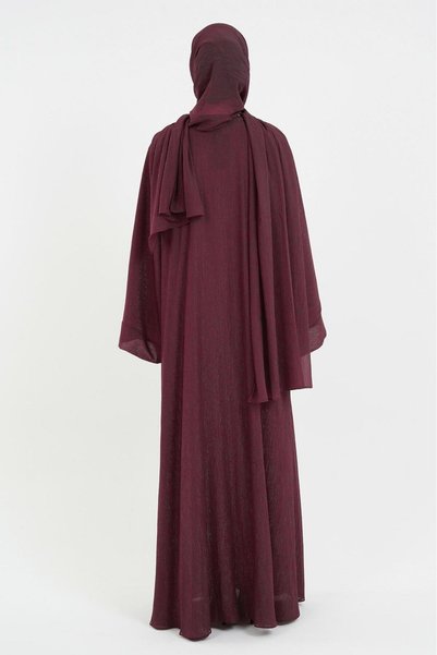 Şakika Women's Shine Abaya Ferace & Shawl - Standard Size & Different Lengths