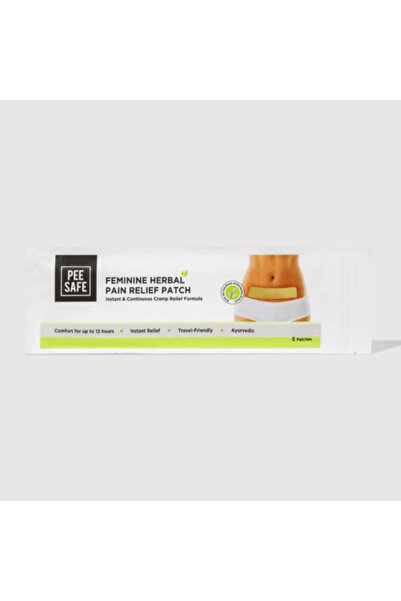 Pee Safe لاصقات Peesafe Feminine Herbal لتخفيف الآلام، تدوم حتى 12 ساعة (5 لا...
