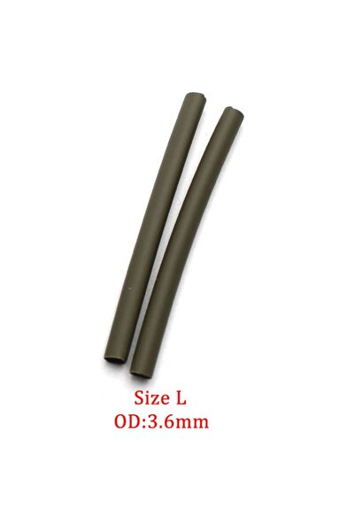 choice2 l-50pcs 50PCS 1.6mm/2.6mm/3.6mm Matte Fishing Heat Shrink Tube Anti E...
