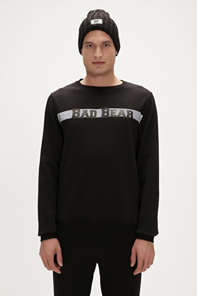Bad Bear Reflect Bear Crewneck / Black Men's 23.02.12.021