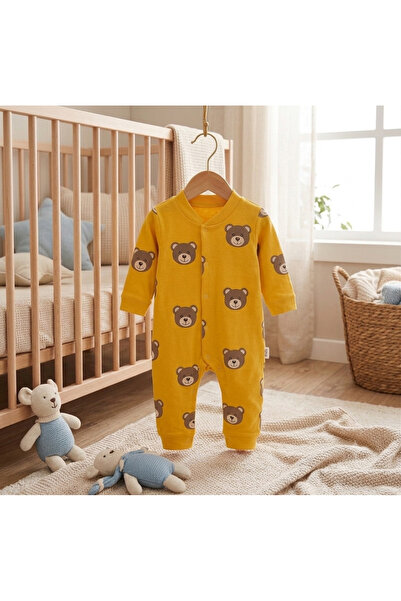 Efemkids 0/9 Months Unisex 100% Cotton Baby Set with Snap Fasteners, Flexible...