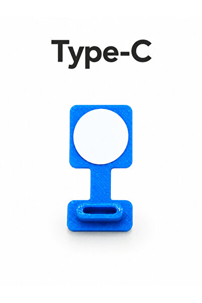 emrebilisim Kir Önleyici Type-C Cihazlarla Uyumlu) Type-C Yapışkanlı Toz tıpa...