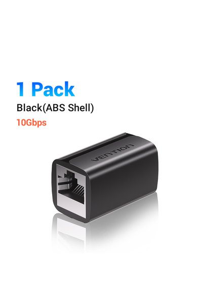 Choice Cat7 Black-1Pack Vention RJ45 Connector Cat7/6/5e Ethernet Adapter Fem...