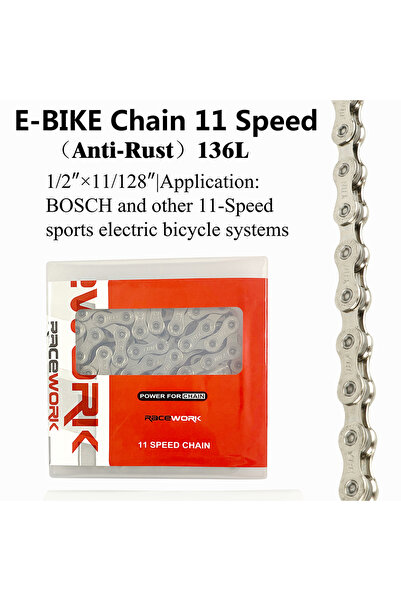 Choice 11 Speed RACEWORK E-Bike Chain 8 9 10 11 12 Speed 136 Links Chain Anti...