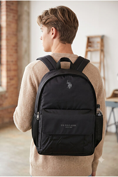 U.S. Polo Assn. حقيبة ظهر مدرسية للجنسين، حقيبة سفر يومية 26096-26097