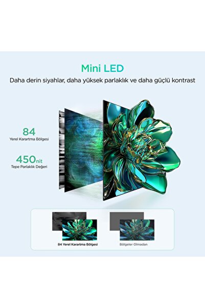 TCL 25G54 24,5 İnç FHD Mini LED Oyuncu Monitörü, 144 Hz, HDR400, 5 ms GTG, %99 sRGB