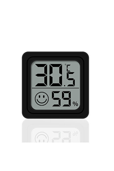 Choice black 2025 Indoor LCD Digital Thermometer Hygrometer Mini Room Tempera...