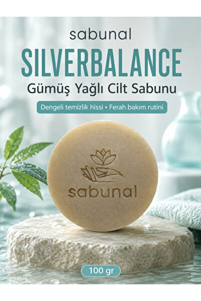 sabunal Silverbalance Silver Oily Skin Soap - Balancing Soap with Silver Cont...