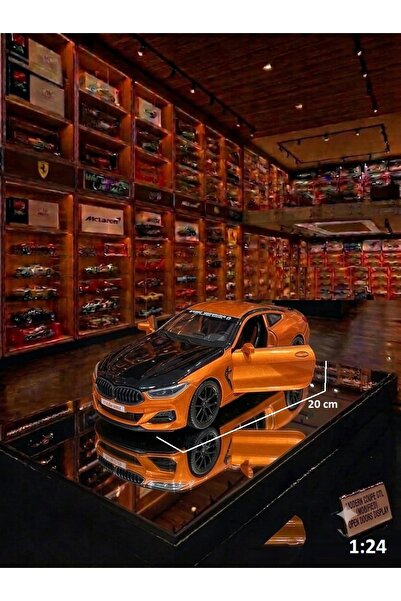 OYUNCAKSAHİLİ Bmw M8 Diecast Metal 1.24 Ölçek 20cm Model Koleksiyon Araba Far...
