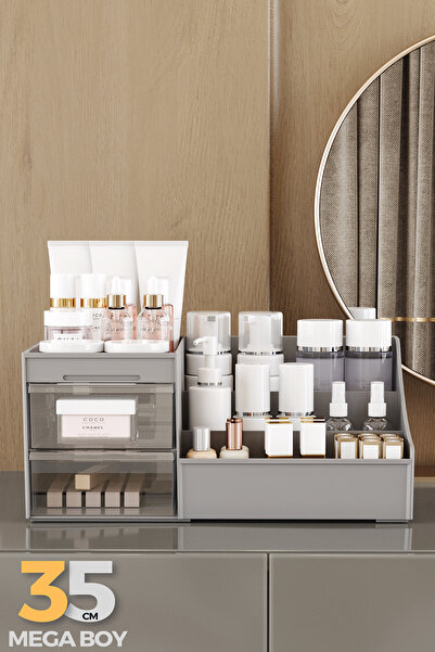 Pufwin Home Elegance XL Makeup Organizer with Drawers Cosmetic Jewelry Perfum...