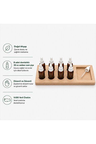 Montessori Gemisi Montessori Taste Bottles |   Wooden Taste Sensory Training ...