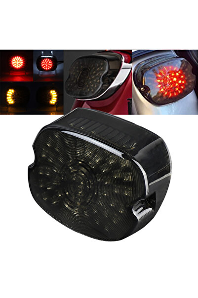 Choice1 مصباح خلفي LED للدراجات النارية WM-HT10، سهل التركيب، مع إشارات الفرا...