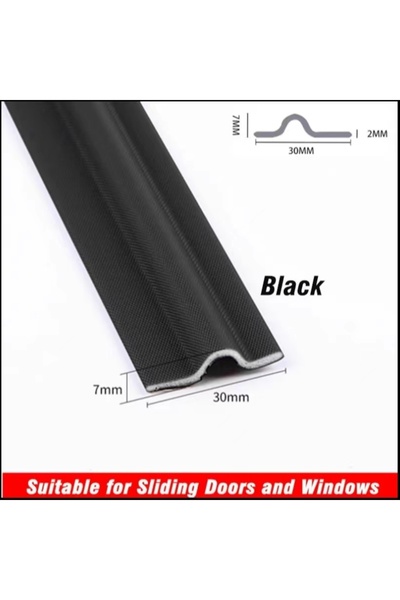 Choice11 8M T black 2M 4M 8M Sliding Type Window Sealing Strip Door and Windo...