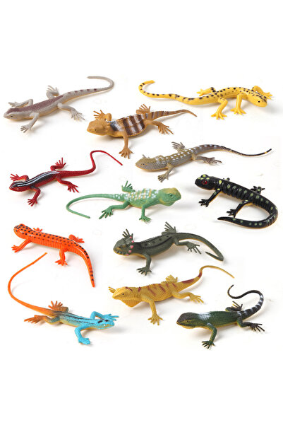 Choice 12pcs 12pcs SimulationMini Lizard Toys for KidsRealistic Lizards & Pla...