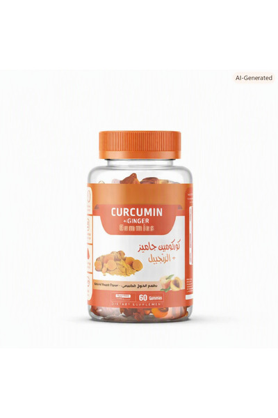 Curcumin Gummies with Ginger 60 candies
