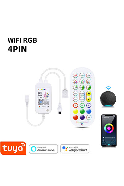 Choice WIFI RGB 4PIN Tuya Smart LED Controller Wifi RGB/Single Color Light St...