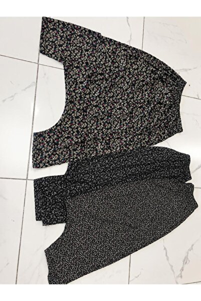 Store Kadın Esnek Lastikli 3'lü Şalvar