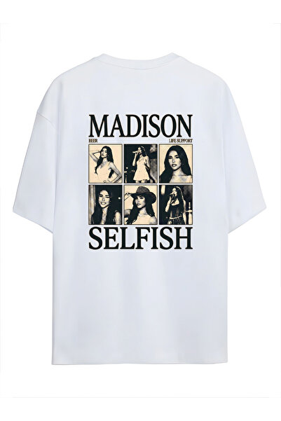SVART WEAR Μπλουζάκι από βαμβάκι με vintage σχέδιο Madison Beer Life Support