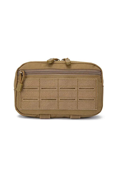 Choice حقيبة TAN Tactical 1000D Laser Cut Molle Pouche Compact مقاومة للماء ح...