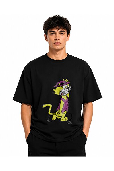 Inscriptie Tricou Unisex Bumbac Premium Casual " Vector Top Cat "