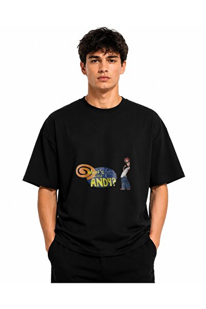 Inscriptie Tricou Unisex Bumbac Premium Casual " Ce-i cu Andy? "