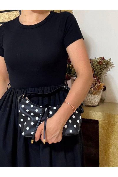 Lavora Bags حقيبة سيلينا بوبانتيلي كروس بودي لليد والكتف باللون الأسود