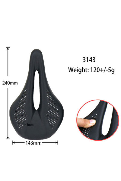 Choice 143mm-3143 ELITA ONE Super Light Carbon Saddle 240x143/155mm 96g MTB R...