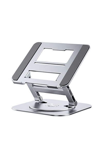 Choice Silver Laptop Stand 360° Rotatable Notebook Holder Liftable Desk Riser...