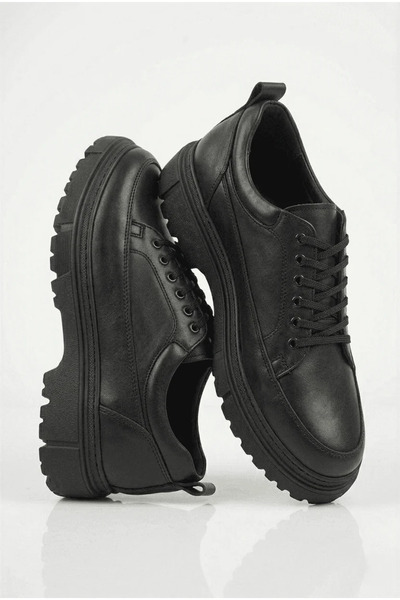 Zerenyus Zrk-702 premium high quality black daily men's classic shoes