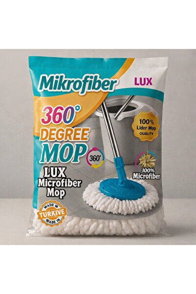 jantistore LuxMop 360 Mikrofiber Yedek Mop