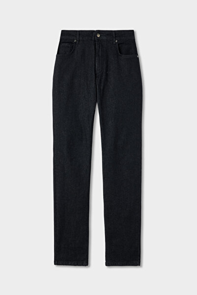 D'S Damat Ds Damat Slim Fit Black Denim Trousers