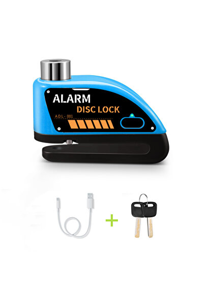 Choice8 Charging Style C Extractme Motorcycle Alarm Disc Brake Lock Security ...