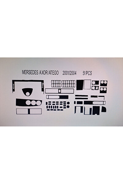 Demircioğlu Oto Aksesuar Marketi Mercedes Atego - Axor 2001-2004 51 Piece Tor...