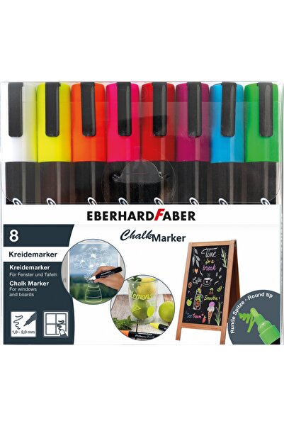 Eberhard Faber Set de markere cu cretă 8 piese